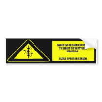 CLASS 5 PROTON STREAM bumper stickers by doydoy7185 CLASS 5 PROTON STREAM bumper stickers
