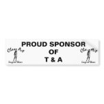 CLASS ACT SUPPORTER BUMPER STICKER