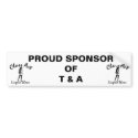 CLASS ACT SUPPORTER BUMPER STICKER bumper stickers by lingeriegirls CLASS ACT SUPPORTER BUMPER STICKER bumper stickers