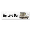 Class C Camper RV Bumper Sticker bumper stickers by art1st Class C Camper RV Bumper Sticker bumper stickers