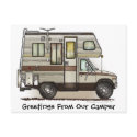 Class C Camper RV Post Cards postcards by art1st Class C Camper RV Post Cards postcards