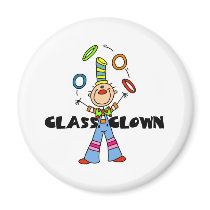 Class Clown magnets by stick_figures Class Clown magnets