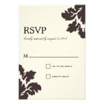 CLASS DAMASK | WEDDING RSVP CUSTOM INVITES