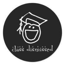 Class Dismissed Graduation Products Sticker