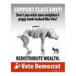 Class Envy - Piggy Bank: Protest Poster