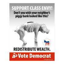Class Envy - Piggy Bank: Protest Poster posters by Red_Square Class Envy - Piggy Bank: Protest Poster posters