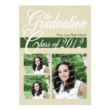 Class Graduation 2012/ Dark Green Announcement