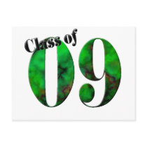 Class of 09 Button #2 (Customizable) postcards