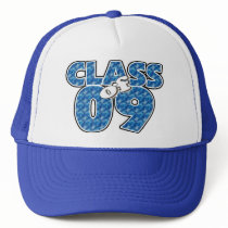 CLASS OF 09 Cute Orange Graduate hats