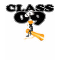 CLASS OF 09 Cute Orange Graduate t-shirts by WakadyWak CLASS OF 09 Cute Orange Graduate t-shirts