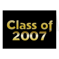 Class of 2007 Black & Gold cards by dndartstudio Class of 2007 Black & Gold cards