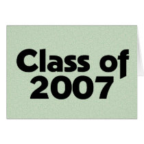 Class of 2007 Black & Green Pattern cards by dndartstudio Class of 2007 Black & Green Pattern cards