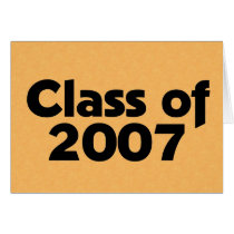 Class of 2007 Black & Orange cards by dndartstudio Class of 2007 Black & Orange cards