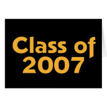 Class of 2007 Black & Orange cards by dndartstudio Class of 2007 Black & Orange cards