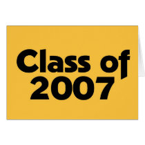Class of 2007 Black & Orange cards by dndartstudio Class of 2007 Black & Orange cards