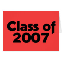 Class of 2007 Black & Red cards by dndartstudio Class of 2007 Black & Red cards