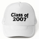 Class of 2007 Black & White hats by dndartstudio Class of 2007 Black & White hats