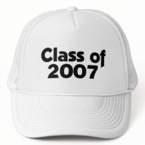 Class of 2007 Black & White hats