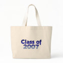 Class of 2007 Blue & White bags by dndartstudio Class of 2007 Blue & White bags
