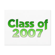 Class of 2007 Green postcards by dndartstudio Class of 2007 Green postcards