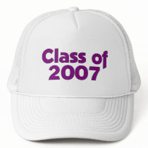 Class of 2007 Purple & White hats by dndartstudio Class of 2007 Purple & White hats