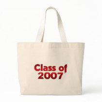 Class of 2007 Red & White bags by dndartstudio Class of 2007 Red & White bags