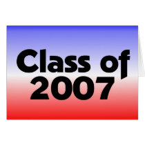 Class of 2007 Red, White & Blue cards by dndartstudio Class of 2007 Red, White & Blue cards