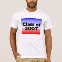 Class of 2007 Red, White & Blue t-shirts by dndartstudio Class of 2007 Red, White & Blue t-shirts