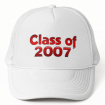 Class of 2007 Red & White hats