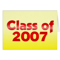 Class of 2007 Red & Yellow cards by dndartstudio Class of 2007 Red & Yellow cards