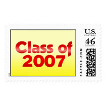 Class of 2007 Red & Yellow postage