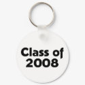 Class of 2008 - Black Key Chain keychains