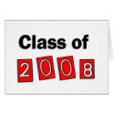 Class of 2008 cards