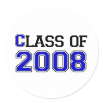 Class of 2008 stickers
