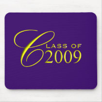 Class of 2009 Blue and Gold Graduation Mousepad