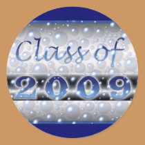 Class of 2009 bubbles stickers