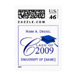 Class of 2009 Custom Postage Stamps with Name