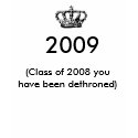 Class of 2009, Dethroned t-shirts by Melissa2009 Class of 2009, Dethroned t-shirts