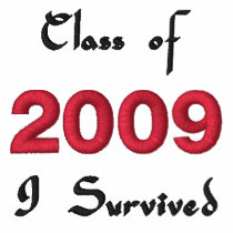 Class of 2009 Embroidered T-shirt embroidered shirts