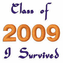 Class of 2009 Embroidered T-shirt embroidered shirts