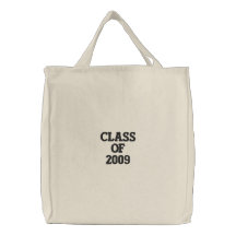 Class Of 2009 Embroidered Tote Bag