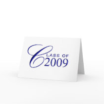 Class of 2009 Graduation - Blue - Blank Inside Card