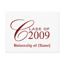 Class of 2009 Graduation Post Card