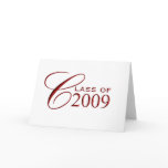Class of 2009 Graduation - Red - Blank inside cards
