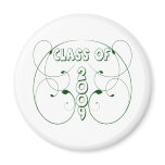 CLASS OF 2009 Leaf Print Design Magnet