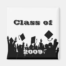 Class of 2009 Magnet You Choose BkGrd/Year/color