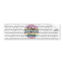 Class of 2009 Pastel Twist Round Bumper Sticker bumper stickers