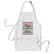 Class of 2009 Pastel Twist Square Apron by SjStevenson Class of 2009 Pastel Twist Square Apron