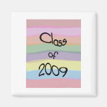 Class of 2009 Pastel Twist Square Magnet I