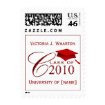 Class of 2010 Custom Graduation Postage with Name